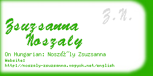 zsuzsanna noszaly business card